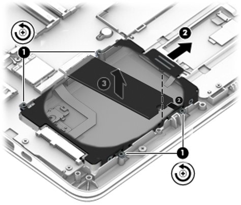 image showing overlapping msata port and HDD drive bay